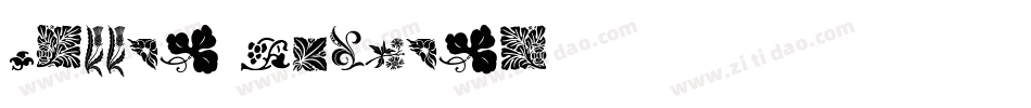 Summer Flowers字体转换